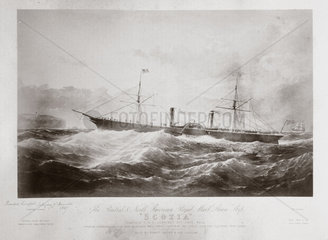 The British and North American Royal Mail Steam Ship ‘Scotia’  c 1867.