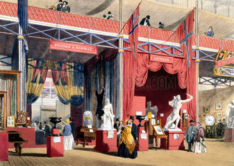 Swedish and Danish stand at the Great Exhibition  Crystal Palace  London  1851.