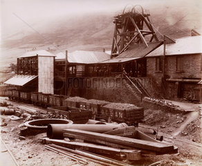 Pit Ocean Colliery  Wales  1880-1895.