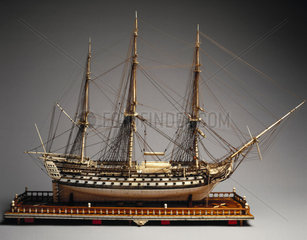 French 120-gun warship  c 1793-1815.
