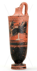 Red pottery jug  Greek  480-470 BC.