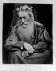 'King David'  1866. Photographic portrait o