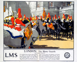 ‘London - The Horse Guards’  LMS poster  1923-1947.