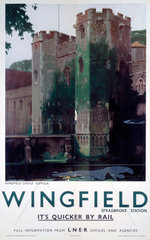 ‘Wingfield Castle’  LNER poster  1923-1947.