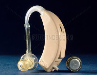 Battery driven hearing aid  1950-1970.