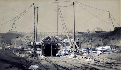 Primrose Hill Tunnel  London  April 1837.
