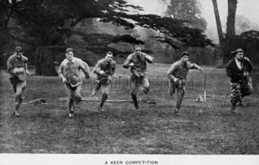 Soldiers wearing artificial legs  c 1915-1918.