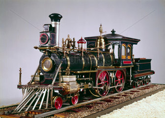 American 4-4-0 locomotive  1875.