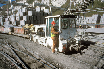 Channel Tunnel construction  1993.