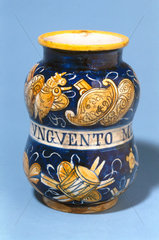 Pharmacy jar  Italian 1520-1560.