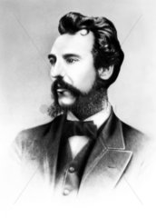 Alexander Graham Bell  Scottish-born telephone pioneer  1876.