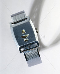 Mechanical digital wristwatch  c 1932.