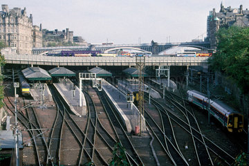 Edinburgh Waverley station.