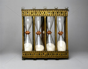 Four-way sand glass  Italian  17th century.