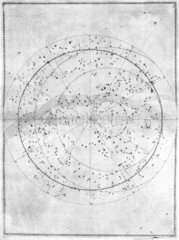 Map of the southern celestial pole  1603.