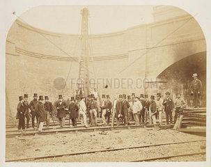 Rail testing machine  Kentish Town Station  London  20 June 1867.