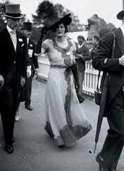 Fashions at the Royal Ascot Races  15 June 1938.