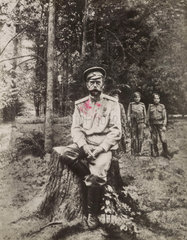 Tsar Nicholas II just before he was shot  Ekaterinburg  Russia  July 1918.