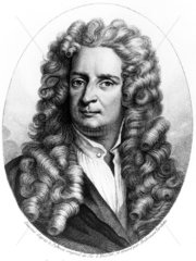 Sir Isaac Newton  English mathematician and physicist  c 1700.