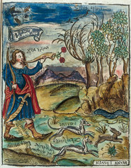 Hunting scene  1535.