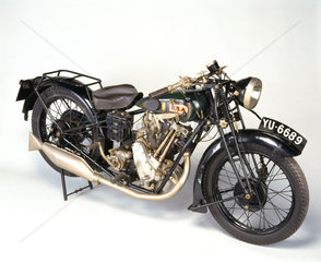 BSA 'Sloper' motorcycle  1927.