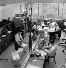 Vacuum physics lab  Mullard Ltd  1953.