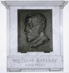 Sir William Ramsay  Scottish chemist   c 1910.