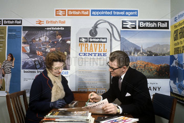 A British Rail travel centre  April 1964.