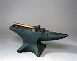 Anvil and hammer  c 1890.