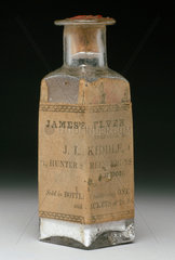 Bottle of James’s Fever Powder  1900-1940.