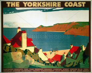 'The Yorkshire Coast'  LNER poster  1923-1947.