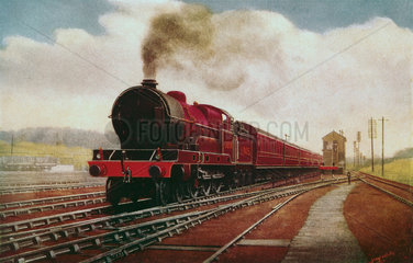 London Midland & Scottish Railway 4-6-0 locomotive no 6004  c 1930.