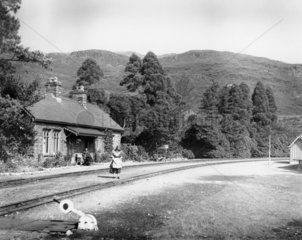 Tan-y-Bwlch station on the FFestiniog Railw