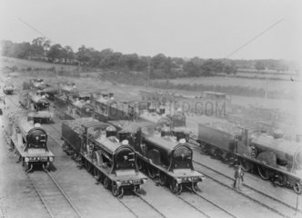 Caledonian Railway marshalling yard  late 19th-early 20th century.