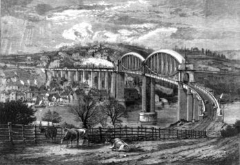 Royal Albert Bridge  Saltash  1859.
