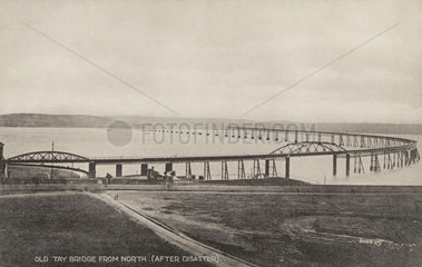 The Tay bridge  1880.
