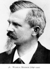 Wilhelm Maybach  German inventor and motor car designer  c 1900.