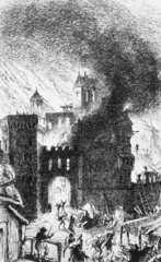 Great fire of London  1666. The great fire