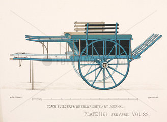 Hay or fodder cart  c 1903.