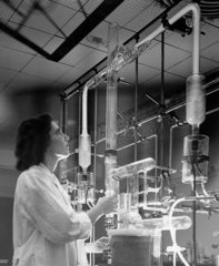 Atomic laboratory experiment on atomic materials  Ohio  USA  1957.