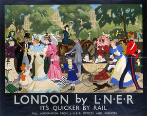 ‘London by LNER’  LNER poster  1933.