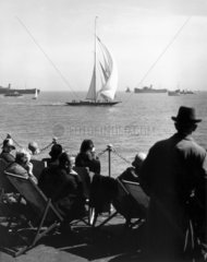 Yachting at Southend  Essex  27 May 1931.