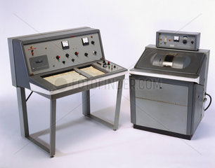Varian A 60 nuclear magnetic resonance spectrometer  c 1965.