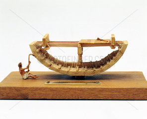 Royal ship of Cheops  cross section  c 2500 BC.