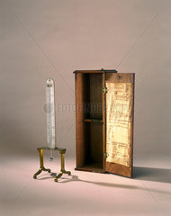 Mercury-in-glass thermometer  18th century.
