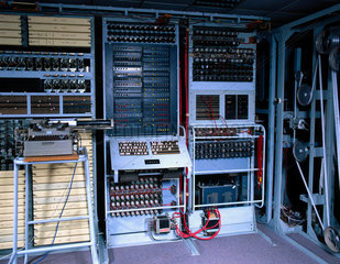 Re-creation of the 'Colossus' computer  Bletchley Park  1997.