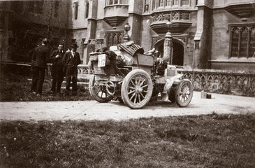 C S Rolls’ 12 hp Panhard in Yorkshire during the 1000 Mile Trial  1900.