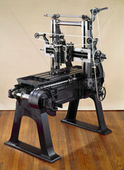 Whitworth's self-acting screw feed reversing tool box planing machine  1842.