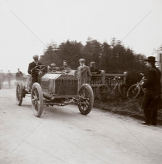 C S Rolls' Napier during the elimination trial for the Gordon Bennett Trophy  1903.