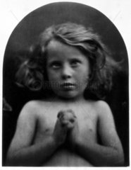 'Prayer'  1866. Allegorical portrait of Fre